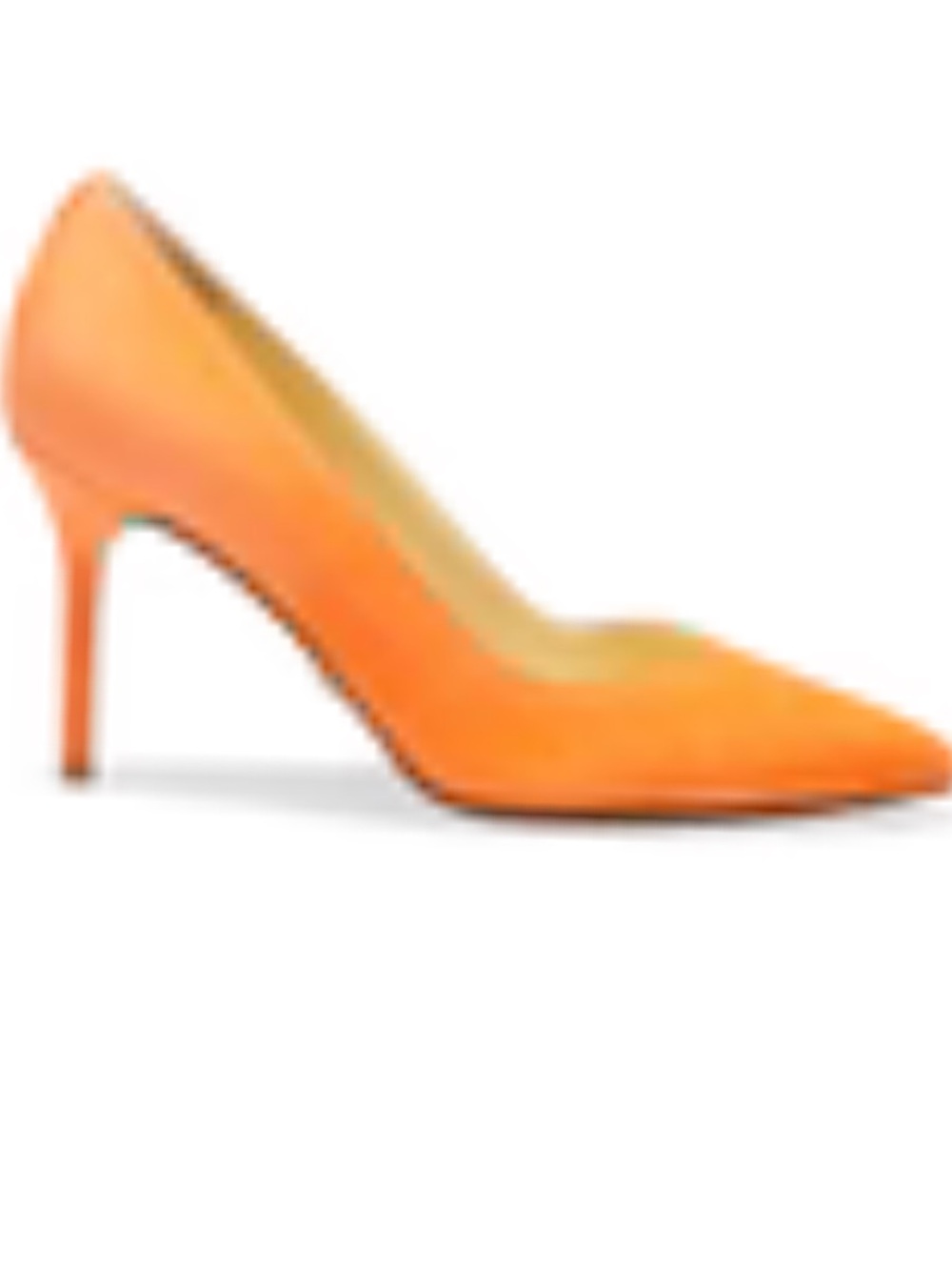 SARAH FLINT perfect pump 85mm tangerine orange suede -6.5-NIB!